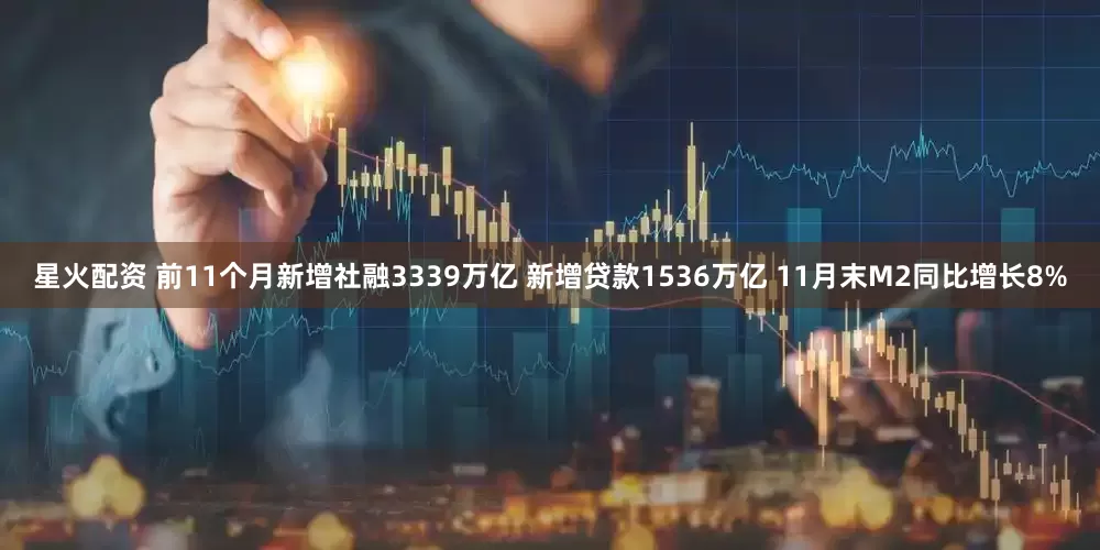 星火配资 前11个月新增社融3339万亿 新增贷款1536万亿 11月末M2同比增长8%